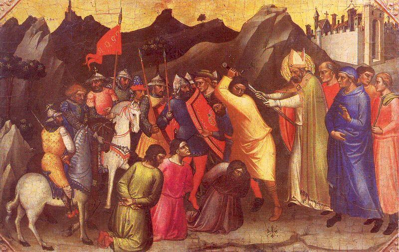 Nardo, Mariotto diNM Saint Nicholas Saves Three Innocent Men china oil painting image